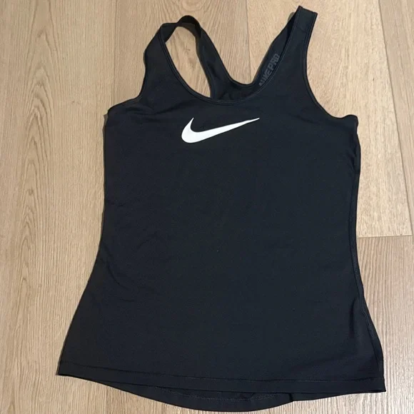 Nike Black Racerback Performance Tank Tops - Set of 2 - Picture 3 of 6